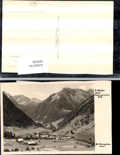 287658,St. Nikolai Totale geg. Steinrineck Bergkulisse pub Foto Baumgartner