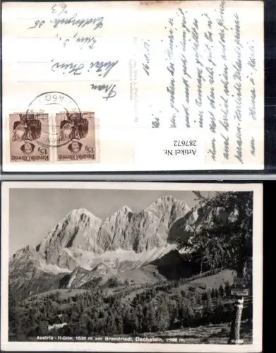 287672,Austria-Hütte Berghütte am Brandriedl m. Dachstein Bergkulisse b. Ramsau