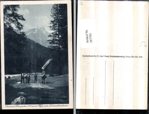 287793,Gesäuse Planspitze am Wege zum Tamischbachturm b. Johnsbach