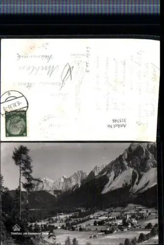 315748,Ramsau Totale m. Dachstein Bergkulisse