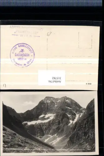 315782,Ausblick von d. Gollinghütte auf Hochgolling b. Rohrmoos-Untertal Bergkulisse
