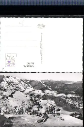 315787,Blick v. Lawinenstein auf Tauplitzalm b. Tauplitz Bergkulisse Winterbild