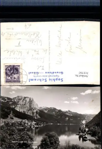 315797,Grundlsee Totale m. Backenstein Bergkulisse