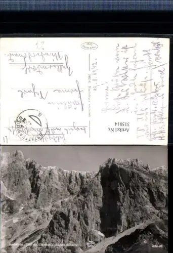 315814,Dachstein Südwandhütte Berghütte b. Ramsau Bergkulisse
