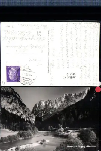 315819,Gesäuse Eingang b. Weng m. Hochtor Bergkulisse Admont