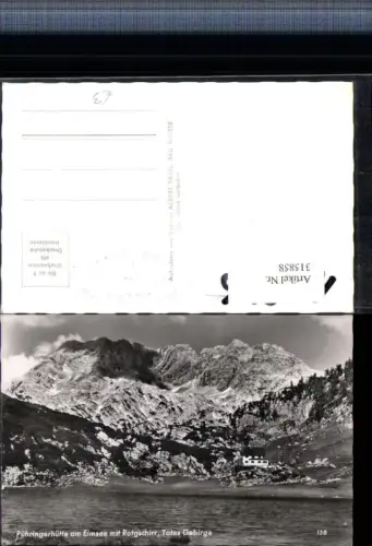 315858,Pühringerhütte Berghütte am Elmsee m. Rotgschirr b. Grundlsee Bergkulisse