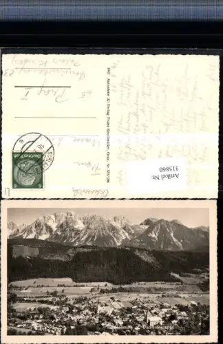 315860,Schladming Totale m. Dachsteingruppe Bergkulisse