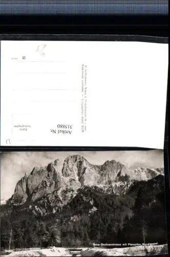 315880,Gesäusestraße m. Planspitze b. Johnsbach Bergkulisse