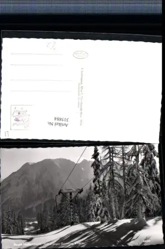 315884,Berglift Sessellift Tauplitzalm b. Tauplitz m. Grimming Bergkulisse Winterbild