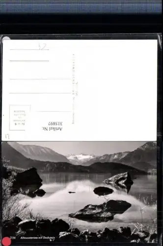315897,Altaussee See Partie m. Dachstein Bergkulisse