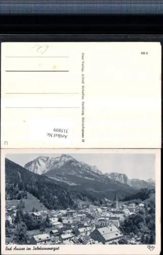 315899,Bad Aussee Totale Bergkulisse pub Cosy