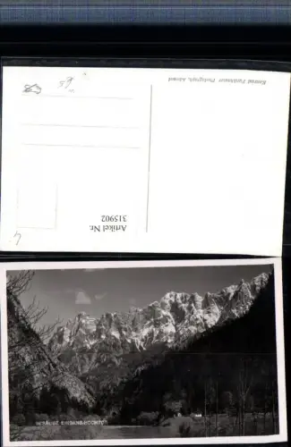 315902,Gesäuse Eingang b. Johnsbach m. Hochtor Bergkulisse