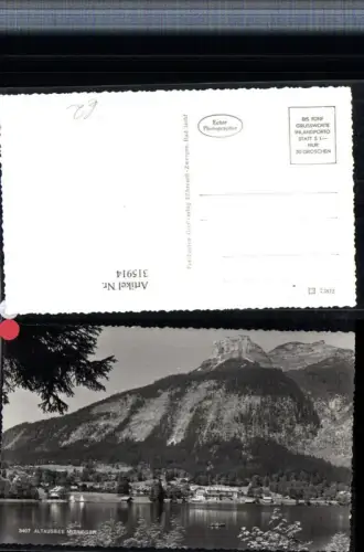 315914,Altaussee Teilansicht m. Loser Bergkulisse