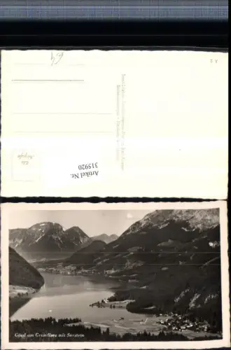 315920,Gössl Gößl am Grundlsee Totale m. Sarstein Bergkulisse