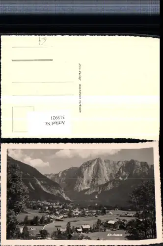 315921,Altaussee Totale Bergkulisse