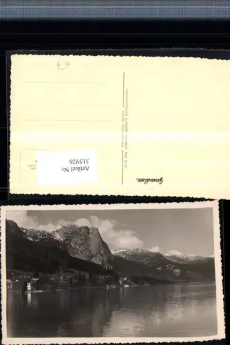 315926,Grundlsee Teilansicht Bergkulisse