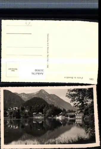 315930,Partie in Grundlsee Teilansicht Bergkulisse