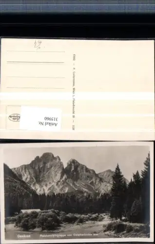 315960,Gesäuse Reichensteingruppe von Gstatterboden aus Bergkulisse