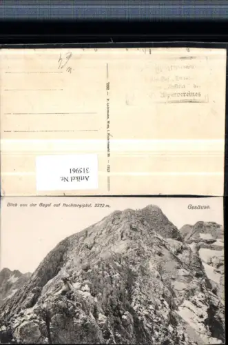 315961,Gesäuse Blick von d. Gugel auf Hochtorgipfel b. Johnsbach