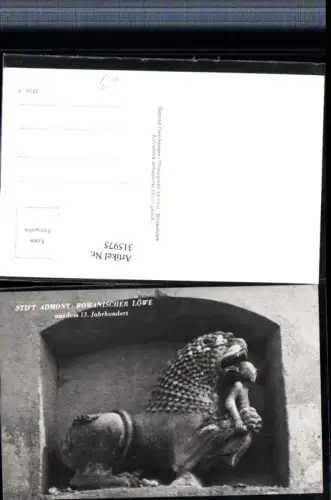 315975,Stift Admont Romanischer Löwe Detailansicht