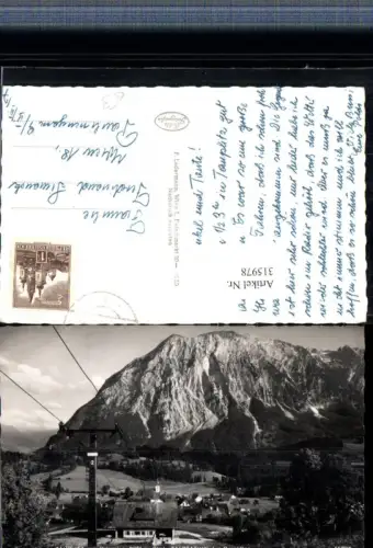 315978,Tauplitz Totale m. Grimming Talstation Sessellift Bergkulisse