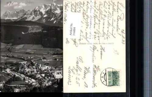 316004,Schladming Totale m. Dachstein Bergkulisse