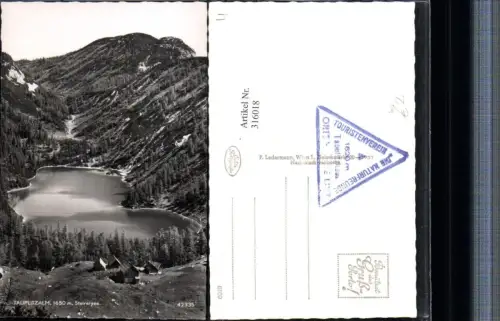 316018,Tauplitzalm b. Tauplitz Steirersee See Almhütten
