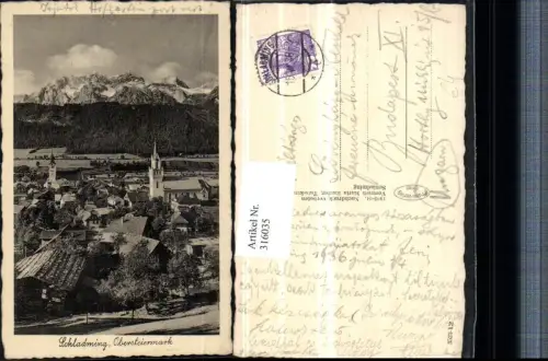 316035,Schladming Totale Bergkulisse