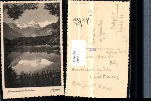 316041,Altaussee See m. Dachstein Bergkulisse