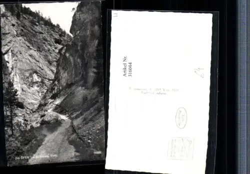 316044,Die Öfen b. Gröbming Schlucht Partie