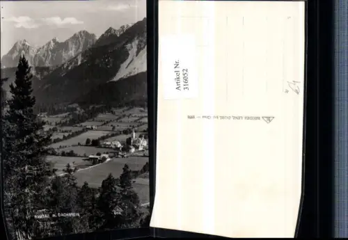 316052,Ramsau b. Schladming Totale m. Dachstein Bergkulisse