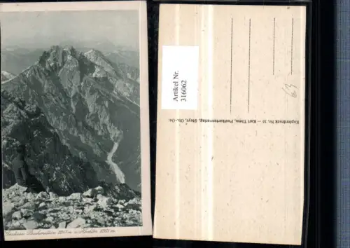 316062,Gesäuse Reichenstein vom Hochtor b. Johnsbach Bergkulisse
