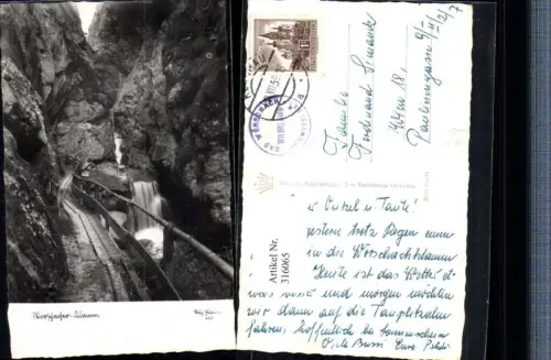 316065,Wörschach Klamm Partie Wasserfall pub Foto Hubmann 430