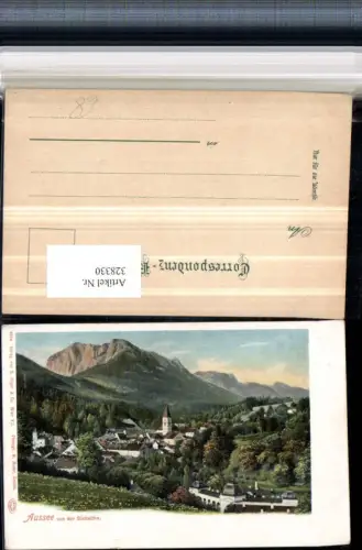 328330,Aussee Totale von d. Sixtleithe Bergkulisse