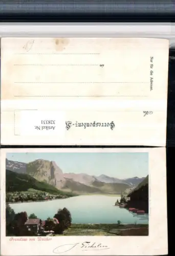 328331,Grundlsee von Walcher See Bergkulisse