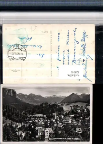 328340,Bad Aussee Totale Bergkulisse pub F. E. Brandt 5149