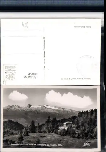 328347,Theodor-Karl-Holl-Haus Berghütte am Lawinenstein b. Tauplitz geg. Dachstein Bergkulisse
