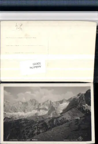 328351,Dachstein m. Austriahütte Berghütte b. Ramsau Bergkulisse