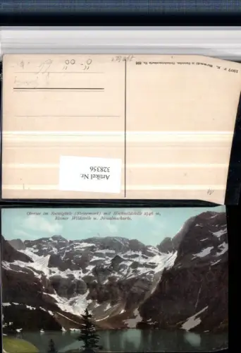 328356,Obersee im Seewigtale b. Gröbming Bergkulisse pub F. E. Brandt 898