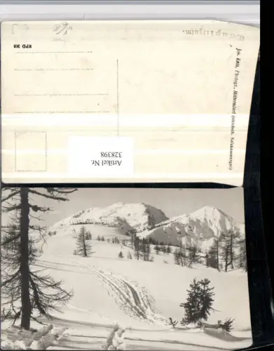 328398,Tauplitzalm b. Tauplitz Bergkulisse Winterbild pub Josef Kain
