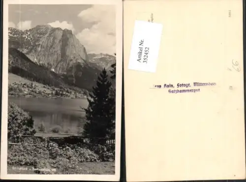 352452,Grundlsee See m. Backenstein Bergkulisse pub Josef Sepp Kain 402