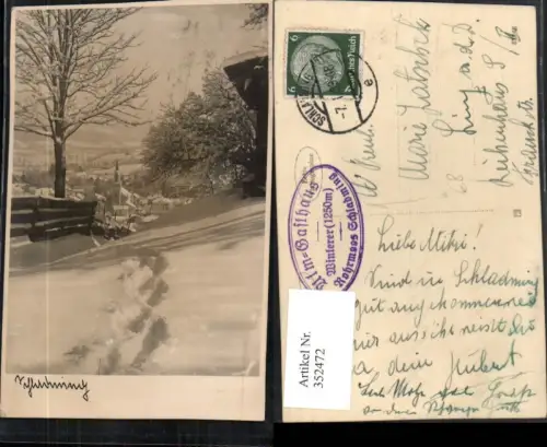 352472,Schladming Teilansicht Winterbild