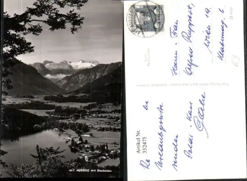 352475,Alt-Aussee Totale m. Dachstein Bergkulisse