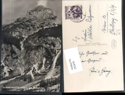 352479,Silberkarhütte Berghütte b. Ramsau geg. Wasenspitze Bergkulisse