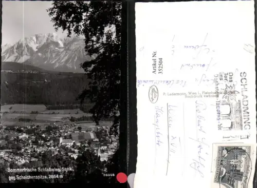 352504,Schladming Totale geg. Scheichenspitze Bergkulisse