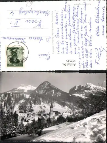 352515,Bad Ausee Teilansicht m. Loser u. Trisslwand Bergkulisse Winterbild