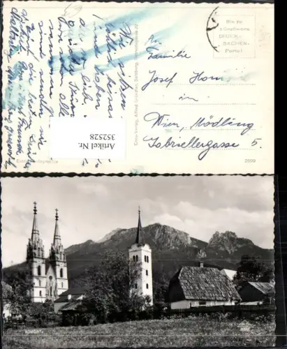 352528,Admont Kirchentürme Bergkulisse