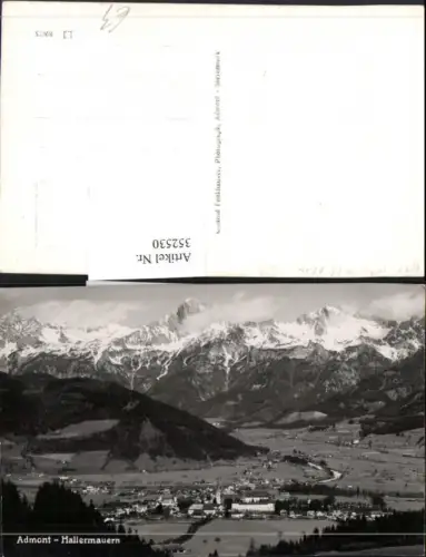 352530,Admont Totale m. Hallermauern Bergkulisse