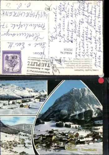 352535,Tauplitz Tauplitzalm Totale Bergkulisse Winterbild Mehrbildkarte