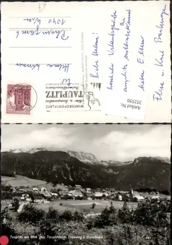 352550,Tauplitz Totale geg. Tauplitzalm Traweng u. Sturzhahn Bergkulisse